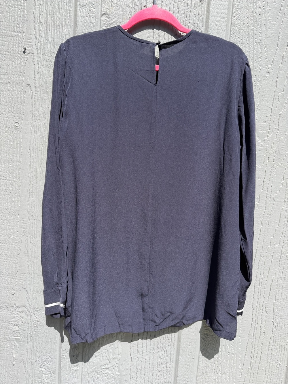 Max Mara Filovia Silk Long Sleeve Blouse Size: 12 - Picture 7 of 11